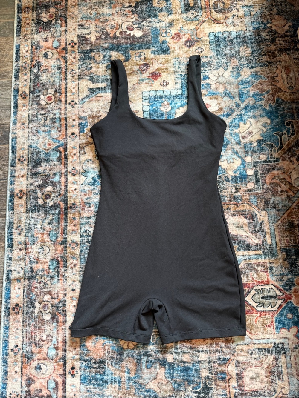 Women's Black Seamless Romper Bodysuit - Sleek Support